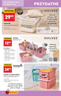 Biedronka - gazetka promocyjna Hity i inspiracje od 24.01 od soboty 24.01 do środy 11.02 - strona 48