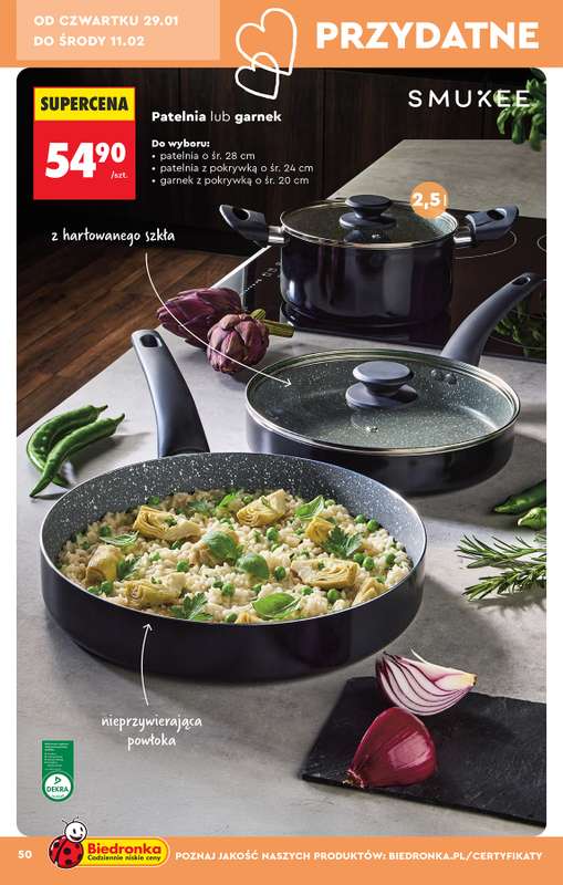 Biedronka - gazetka promocyjna Hity i inspiracje od 24.01 od soboty 24.01 do środy 11.02 - strona 52