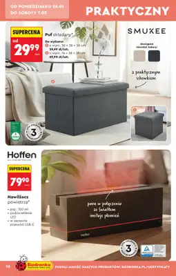 Biedronka - gazetka promocyjna Hity i inspiracje od 24.01 od soboty 24.01 do środy 11.02 - strona 30