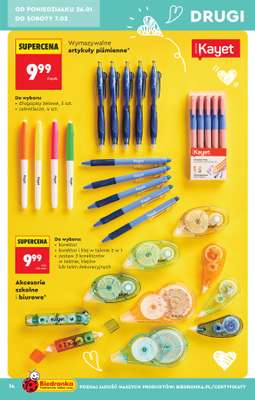 Biedronka - gazetka promocyjna Hity i inspiracje od 24.01 od soboty 24.01 do środy 11.02 - strona 16