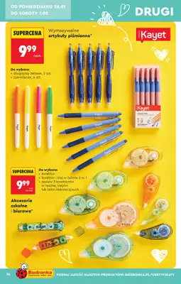 Biedronka - gazetka promocyjna Hity i inspiracje od 24.01 od soboty 24.01 do środy 11.02 - strona 16