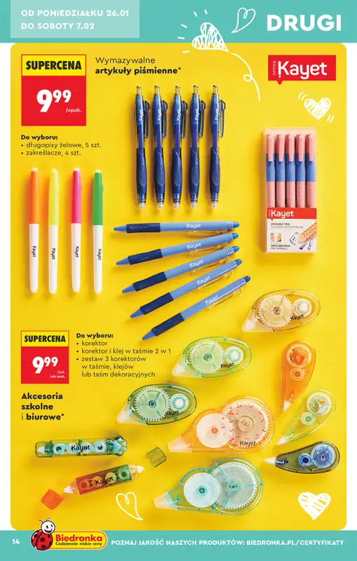 Biedronka - gazetka promocyjna Hity i inspiracje od 24.01 od soboty 24.01 do środy 11.02 - strona 16