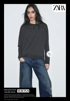 Zara - gazetka promocyjna Wyprzedaż - dzianina & bluzy od piątku 23.01  - strona 8