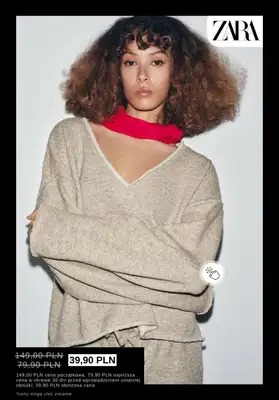 Zara - gazetka promocyjna Wyprzedaż - dzianina & bluzy od piątku 23.01  - strona 9