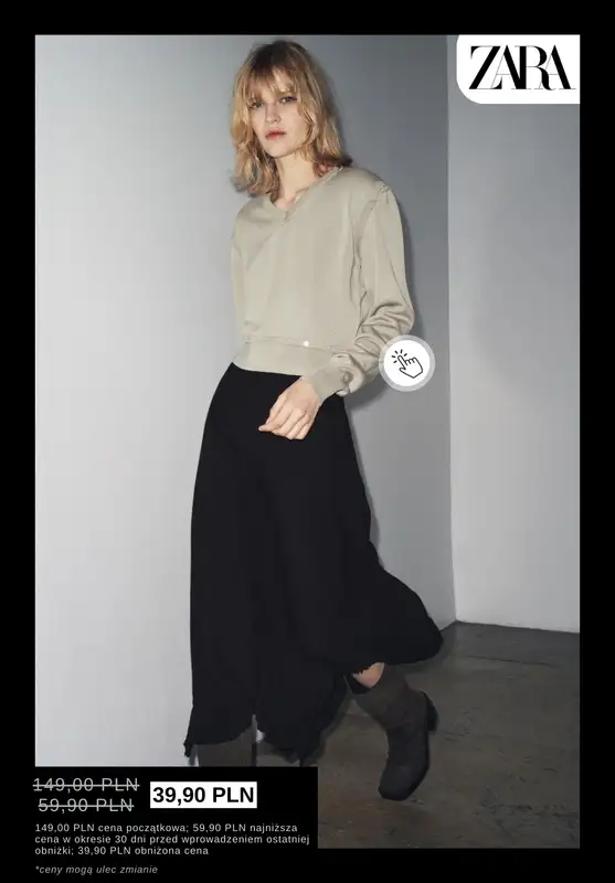 Zara - gazetka promocyjna Wyprzedaż - dzianina & bluzy od piątku 23.01  - strona 3