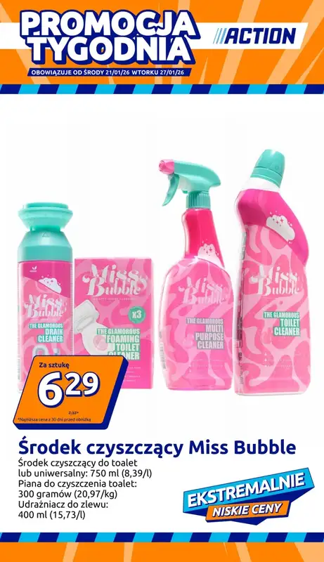 Action - gazetka promocyjna Gazetka od środy 21.01 do wtorku 27.01