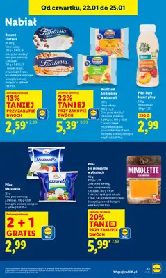 Lidl - gazetka promocyjna Oferta od czwartku od czwartku 22.01 do niedzieli 25.01 - strona 25