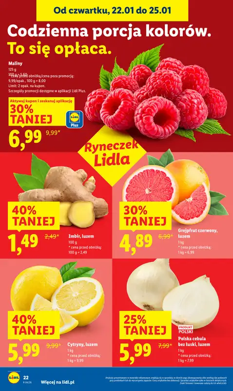Lidl - gazetka promocyjna Oferta od czwartku od czwartku 22.01 do niedzieli 25.01 - strona 24