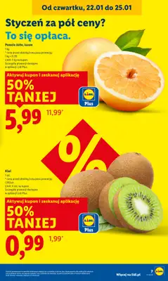 Lidl - gazetka promocyjna Oferta od czwartku od czwartku 22.01 do niedzieli 25.01 - strona 7