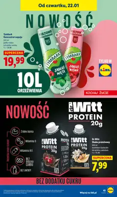 Lidl - gazetka promocyjna Oferta od czwartku od czwartku 22.01 do niedzieli 25.01 - strona 43