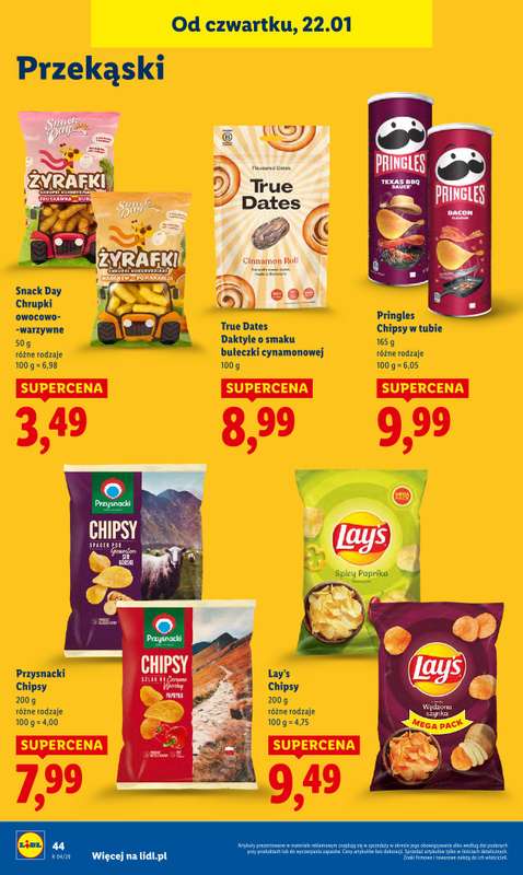 Lidl - gazetka promocyjna Oferta od czwartku od czwartku 22.01 do niedzieli 25.01 - strona 46