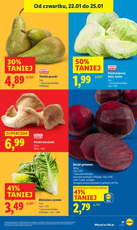 Lidl - gazetka promocyjna Oferta od czwartku od czwartku 22.01 do niedzieli 25.01 - strona 23