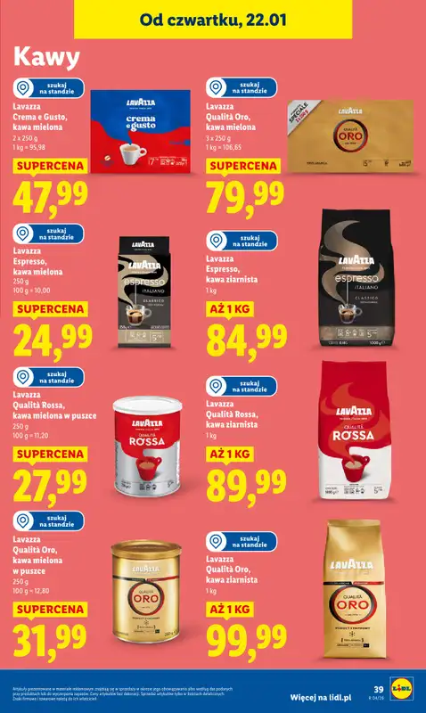 Lidl - gazetka promocyjna Oferta od czwartku od czwartku 22.01 do niedzieli 25.01 - strona 41
