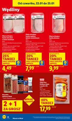 Lidl - gazetka promocyjna Oferta od czwartku od czwartku 22.01 do niedzieli 25.01 - strona 30