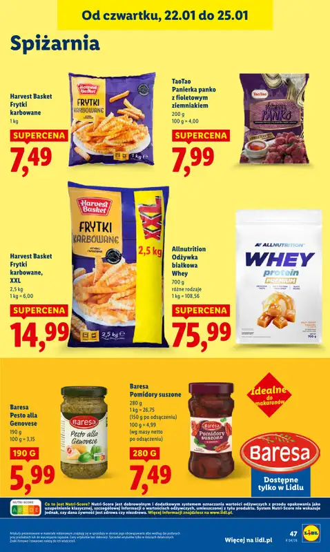 Lidl - gazetka promocyjna Oferta od czwartku od czwartku 22.01 do niedzieli 25.01 - strona 49