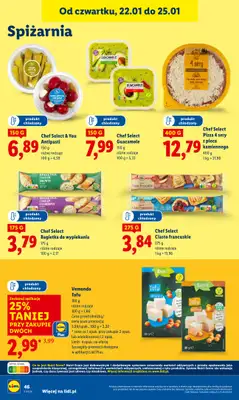Lidl - gazetka promocyjna Oferta od czwartku od czwartku 22.01 do niedzieli 25.01 - strona 48