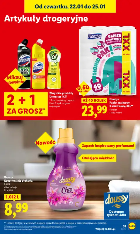 Lidl - gazetka promocyjna Oferta od czwartku od czwartku 22.01 do niedzieli 25.01 - strona 55
