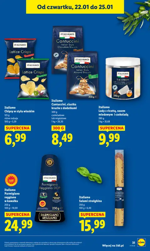 Lidl - gazetka promocyjna Oferta od czwartku od czwartku 22.01 do niedzieli 25.01 - strona 33