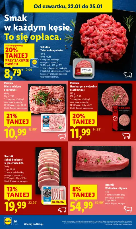 Lidl - gazetka promocyjna Oferta od czwartku od czwartku 22.01 do niedzieli 25.01 - strona 28