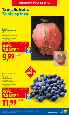 Lidl - gazetka promocyjna Oferta od czwartku od czwartku 22.01 do niedzieli 25.01 - strona 3