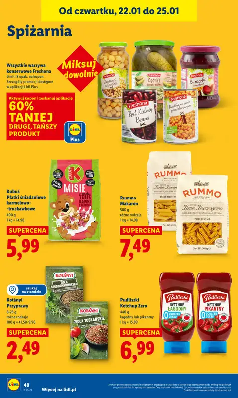 Lidl - gazetka promocyjna Oferta od czwartku od czwartku 22.01 do niedzieli 25.01 - strona 50