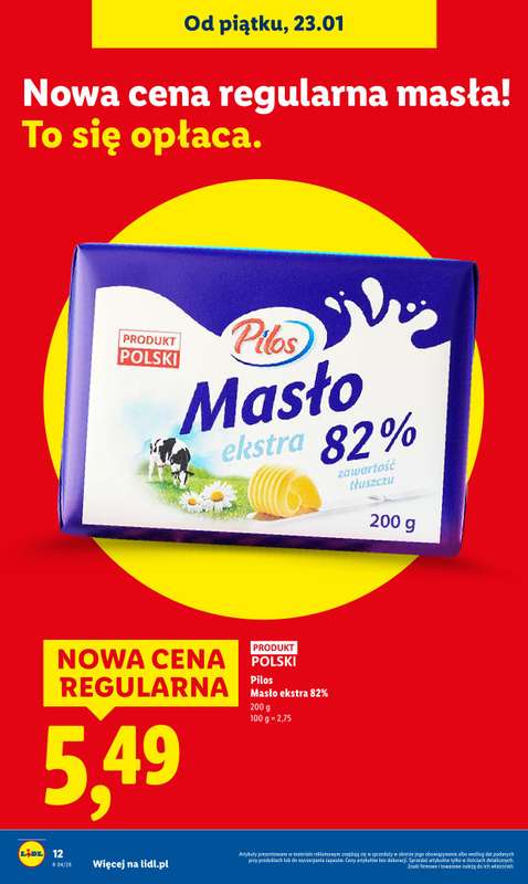 Lidl - gazetka promocyjna Oferta od czwartku od czwartku 22.01 do niedzieli 25.01 - strona 12