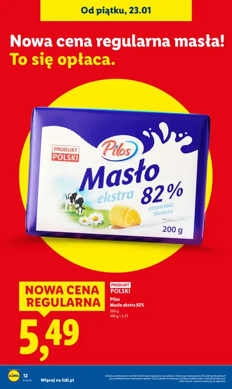Lidl - gazetka promocyjna Oferta od czwartku od czwartku 22.01 do niedzieli 25.01 - strona 12