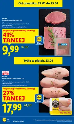 Lidl - gazetka promocyjna Oferta od czwartku od czwartku 22.01 do niedzieli 25.01 - strona 10