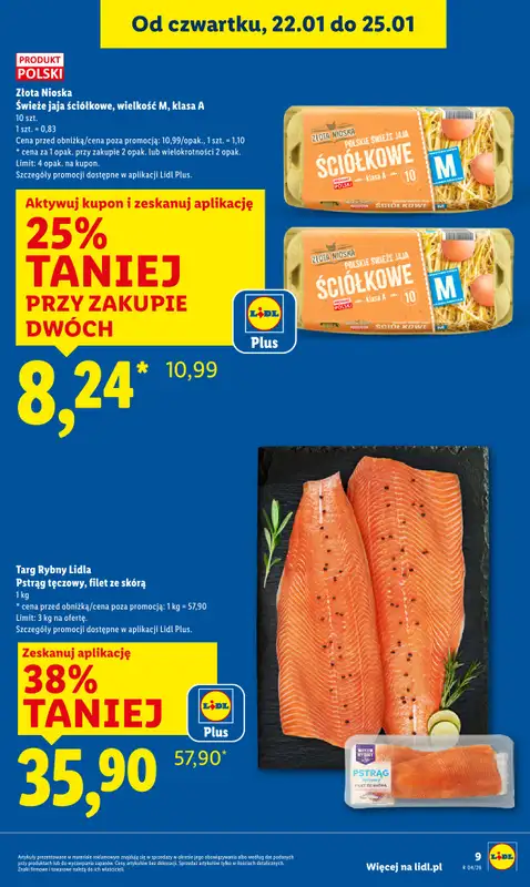 Lidl - gazetka promocyjna Oferta od czwartku od czwartku 22.01 do niedzieli 25.01 - strona 9