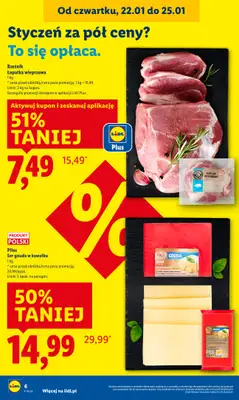 Lidl - gazetka promocyjna Oferta od czwartku od czwartku 22.01 do niedzieli 25.01 - strona 6