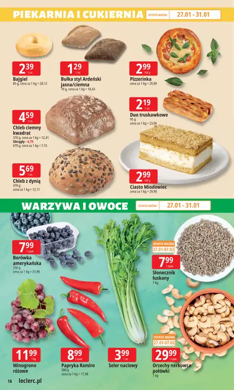Leclerc - gazetka promocyjna Oferta E.Leclerc I Wybór w dobrej cenie od wtorku 27.01 do soboty 07.02 - strona 16