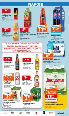 Leclerc - gazetka promocyjna Oferta E.Leclerc I Wybór w dobrej cenie od wtorku 27.01 do soboty 07.02 - strona 11