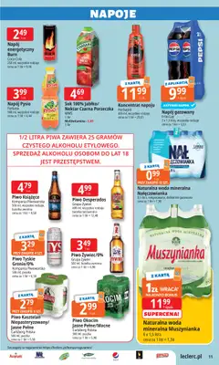 Leclerc - gazetka promocyjna Oferta E.Leclerc I Wybór w dobrej cenie od wtorku 27.01 do soboty 07.02 - strona 11