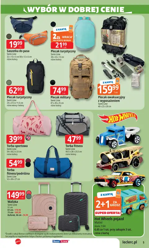 Leclerc - gazetka promocyjna Oferta E.Leclerc I Wybór w dobrej cenie od wtorku 27.01 do soboty 07.02 - strona 5