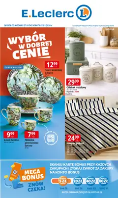 Leclerc - gazetka promocyjna Oferta E.Leclerc I Wybór w dobrej cenie od wtorku 27.01 do soboty 07.02