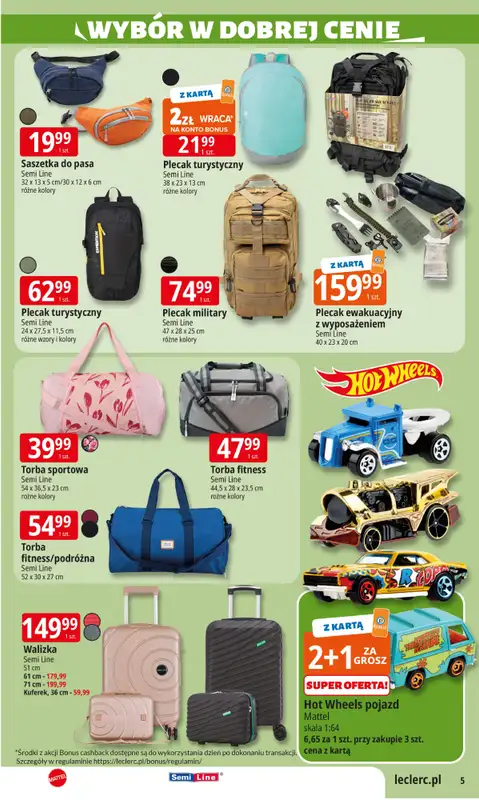 Leclerc - gazetka promocyjna Oferta E.Leclerc I Wybór w dobrej cenie od wtorku 27.01 do soboty 07.02 - strona 5