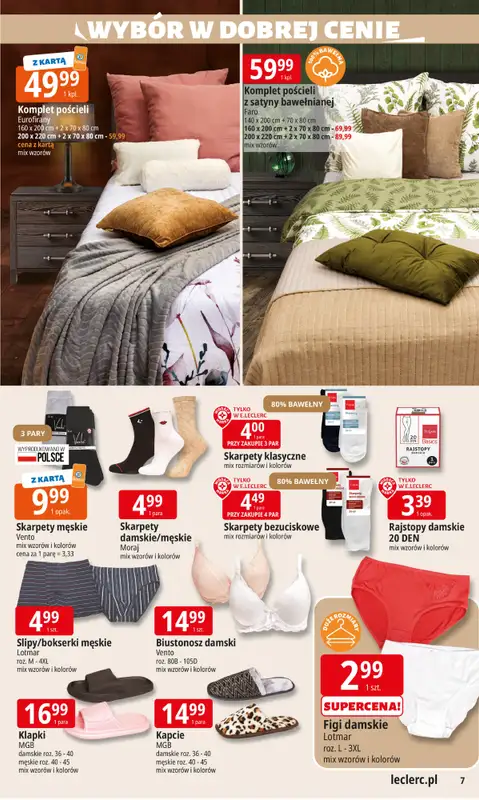 Leclerc - gazetka promocyjna Oferta E.Leclerc I Wybór w dobrej cenie od wtorku 27.01 do soboty 07.02 - strona 7