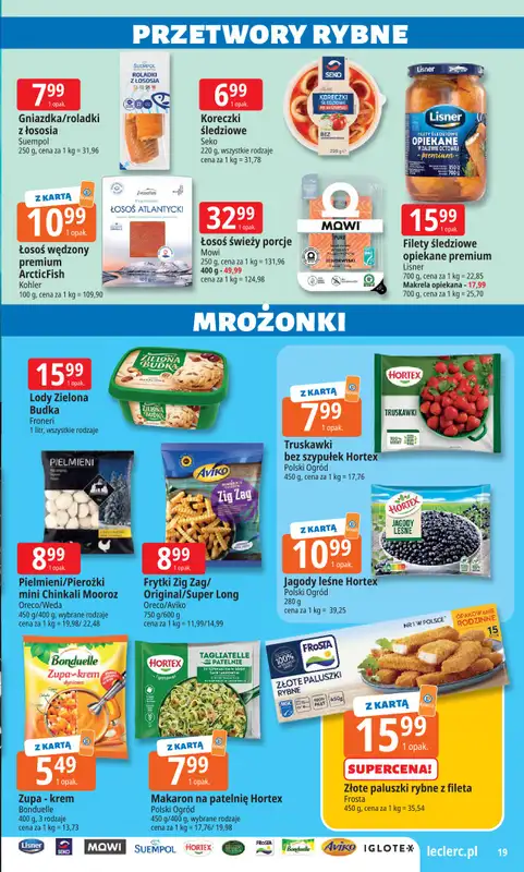 Leclerc - gazetka promocyjna Oferta E.Leclerc I Wybór w dobrej cenie od wtorku 27.01 do soboty 07.02 - strona 19