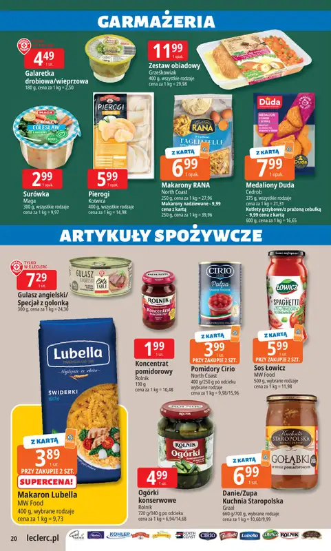 Leclerc - gazetka promocyjna Oferta E.Leclerc I Wybór w dobrej cenie od wtorku 27.01 do soboty 07.02 - strona 20
