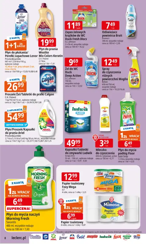 Leclerc - gazetka promocyjna Oferta E.Leclerc I Wybór w dobrej cenie od wtorku 27.01 do soboty 07.02 - strona 8