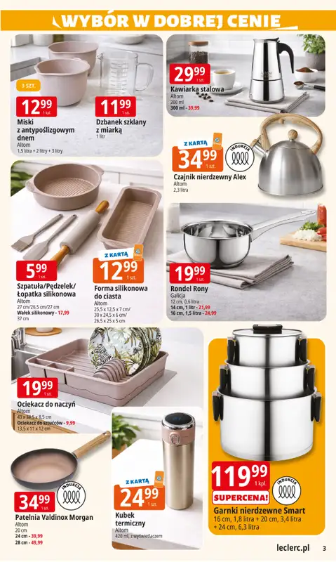 Leclerc - gazetka promocyjna Oferta E.Leclerc I Wybór w dobrej cenie od wtorku 27.01 do soboty 07.02 - strona 3