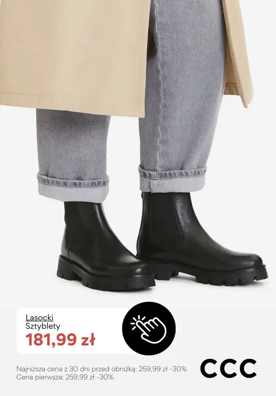 CCC - gazetka promocyjna Damskie obuwie marki LASOCKI na PROMOCJI od niedzieli 25.01  - strona 2