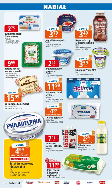 Leclerc - gazetka promocyjna Oferta E.Leclerc I Wybór w dobrej cenie od wtorku 27.01 do soboty 07.02 - strona 18