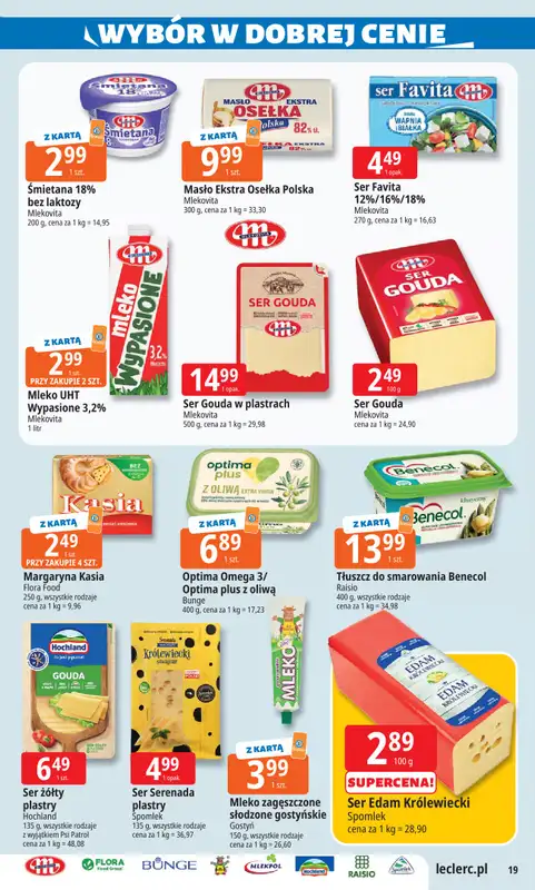 Leclerc - gazetka promocyjna Oferta E.Leclerc I Wybór w dobrej cenie od wtorku 27.01 do soboty 07.02 - strona 19