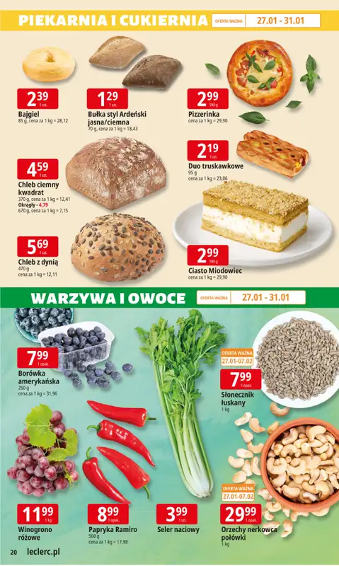 Leclerc - gazetka promocyjna Oferta E.Leclerc I Wybór w dobrej cenie od wtorku 27.01 do soboty 07.02 - strona 20