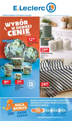 Leclerc - gazetka promocyjna Oferta E.Leclerc I Wybór w dobrej cenie od wtorku 27.01 do soboty 07.02