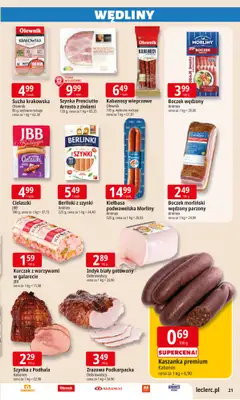 Leclerc - gazetka promocyjna Oferta E.Leclerc I Wybór w dobrej cenie od wtorku 27.01 do soboty 07.02 - strona 21