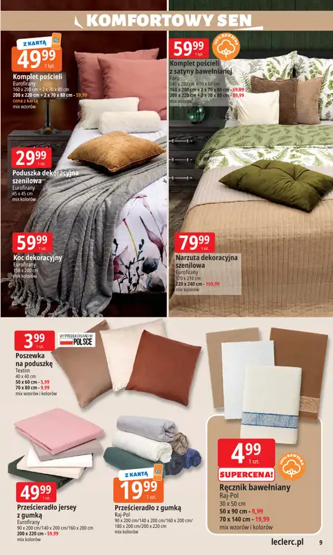 Leclerc - gazetka promocyjna Oferta E.Leclerc I Wybór w dobrej cenie od wtorku 27.01 do soboty 07.02 - strona 9