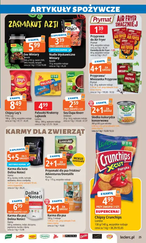 Leclerc - gazetka promocyjna Oferta E.Leclerc I Wybór w dobrej cenie od wtorku 27.01 do soboty 07.02 - strona 25