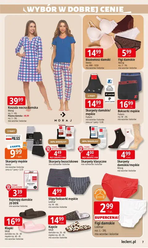 Leclerc - gazetka promocyjna Oferta E.Leclerc I Wybór w dobrej cenie od wtorku 27.01 do soboty 07.02 - strona 7